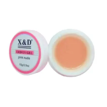 GEL PARA UNHA PINK NUDE X&D 15G Cód. 12579