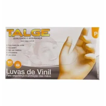LUVA VINIL COM PO P TALGE Cód. 11416