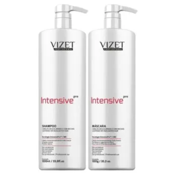KIT INTENSIVE SHAMPOO E MASCARA VIZET 1L Cód. 13452