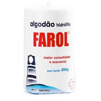 ALGODAO FAROL HIDROFILO ROLO 250G Cód. 3690