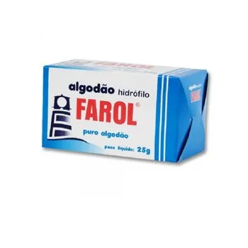 ALGODAO FAROL HIDROFILO CAIXA 100G Cód. 6336