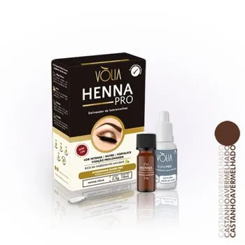 HENNA PRO CASTANHO AVERMELHADO VOLIA Cód. 12625