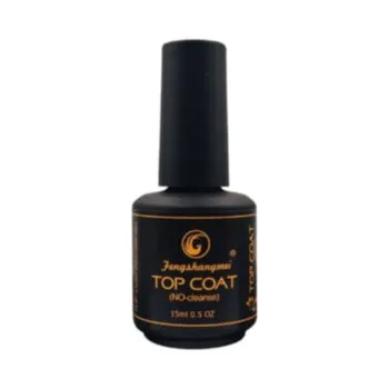TOP COAT FENGSHANGMEI PRETINHO DO PODER NO CLEANSE 15ML Cód. 14437