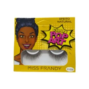 CILIOS 3D EFEITO NATURAL X039 POP ART MISS FRANDY C21-0876 Cód. 14536