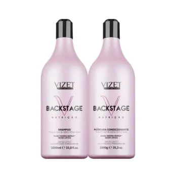 KIT BACKSTAGE SHAMPOO E MASCARA NUTRICAO VIZET 900ML Cód. 8462