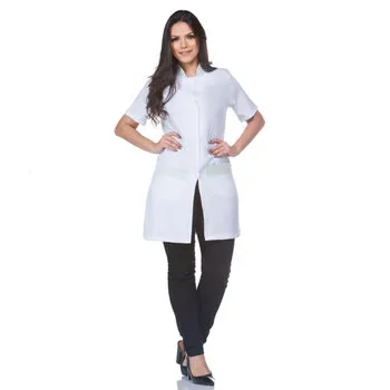 JALECO MICROFIBRA CLASSICO PRETO MANGA CURTA M NTFLEX PROMOCAO Cód. 9977