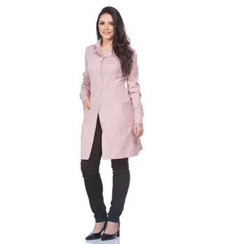 JALECO MICROFIBRA 3307 EVA COM PUNHO ROSE G NTFLEX Cód. 9980