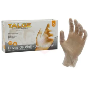 LUVA VINIL COM PO G TALGE Cód. 13067