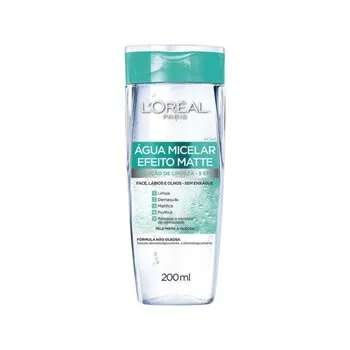 AGUA MICELAR LOREAL EFEITO MATTE 200ML Cód. 11107