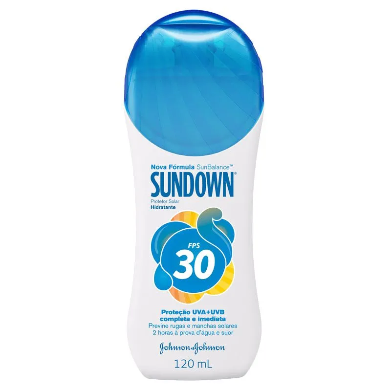 Protetor Solar Sundown Hidratante Fps 30 Com 120ml