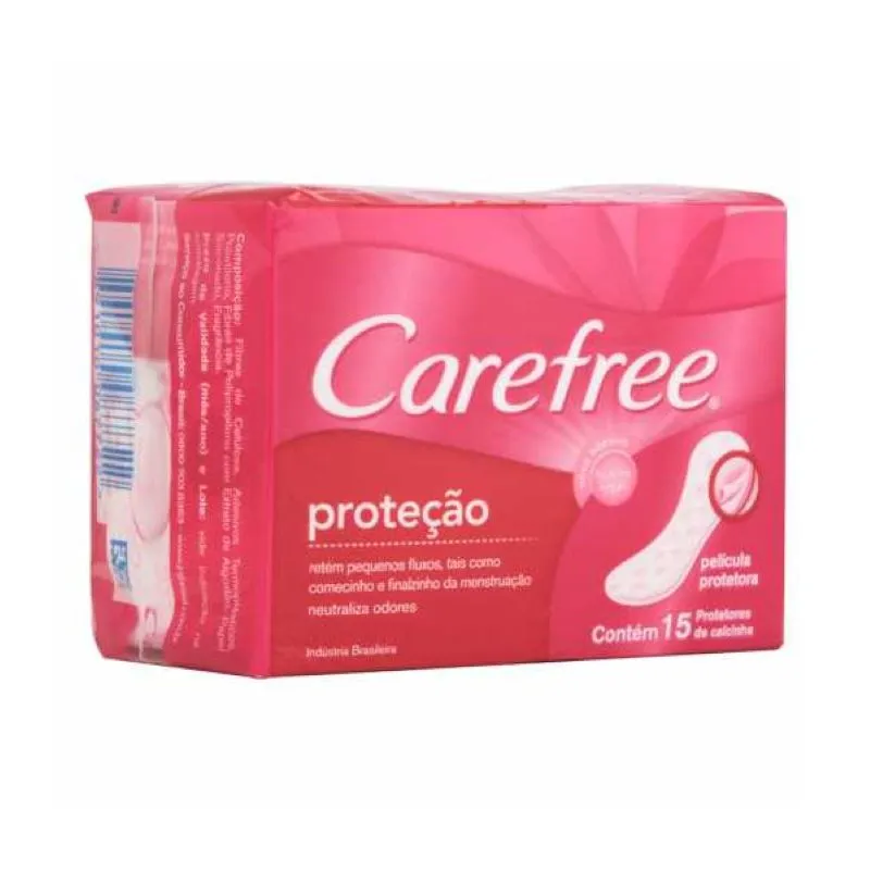 Protetor Diário Carefree Proteção 15un