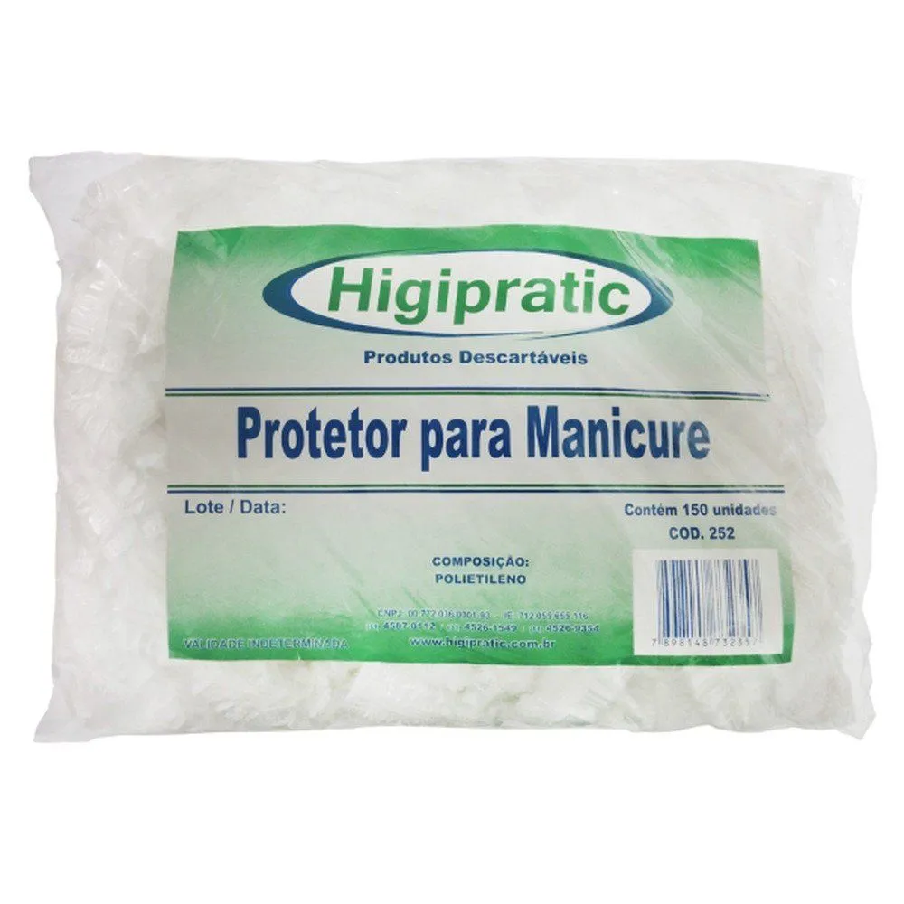 Protetor para Manicure Higipratic 150un