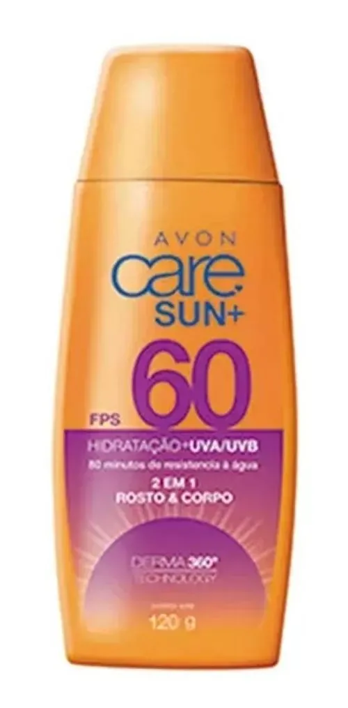Protetor Solar Care Sun FPS 60 120g - Avon