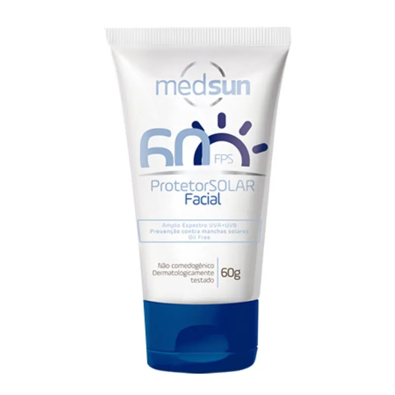 Protetor Solar Medsun Facial FPS60 60g