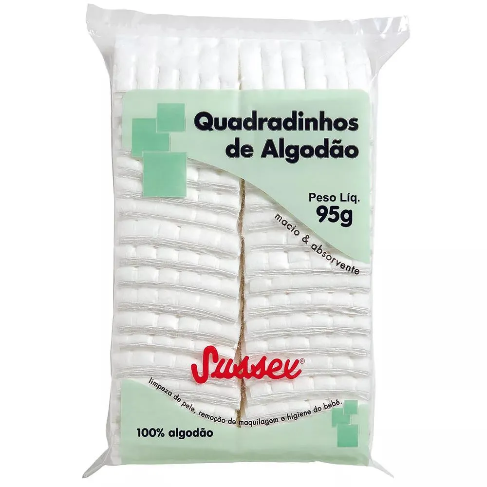 Quadradinhos de Algodão Sussex 95g