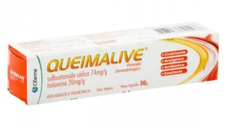 Queimalive 74mg/g + 20mg/g Pomada 30g