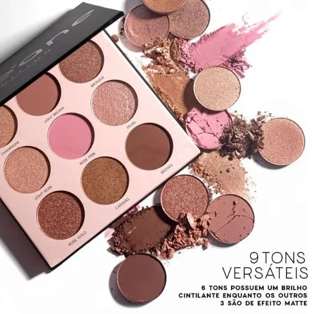 PALETA DE SOMBRAS 9 CORES OCEANE EDITION