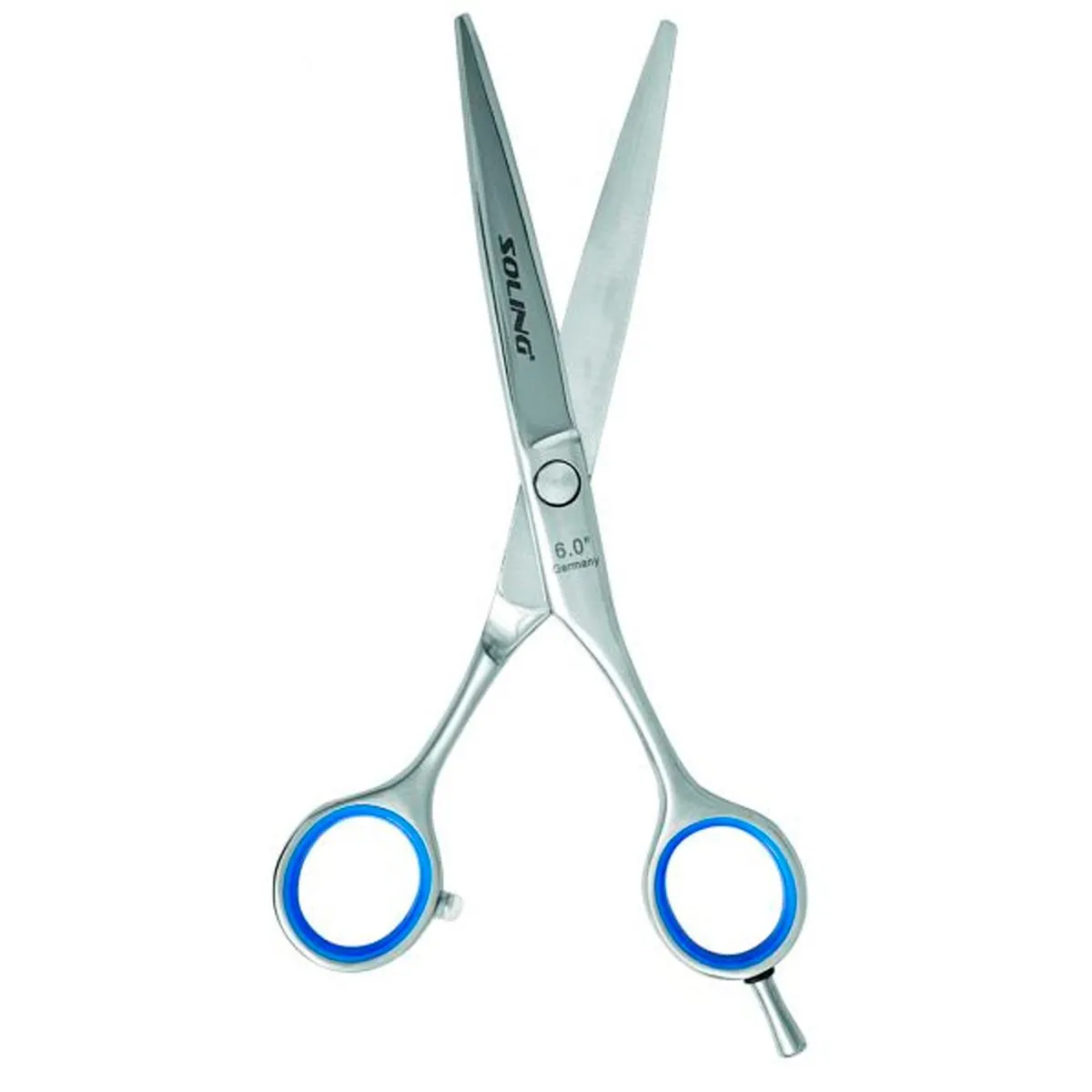 Tesoura Profissional Soling Fio Navalha Premium Prata 6.0 Polegadas