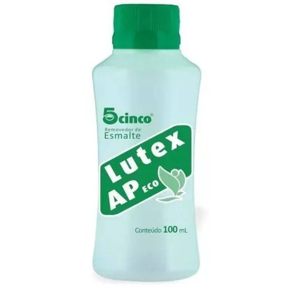 Removedor de Esmaltes Acetona Cinco Lutex AP Eco 100ml