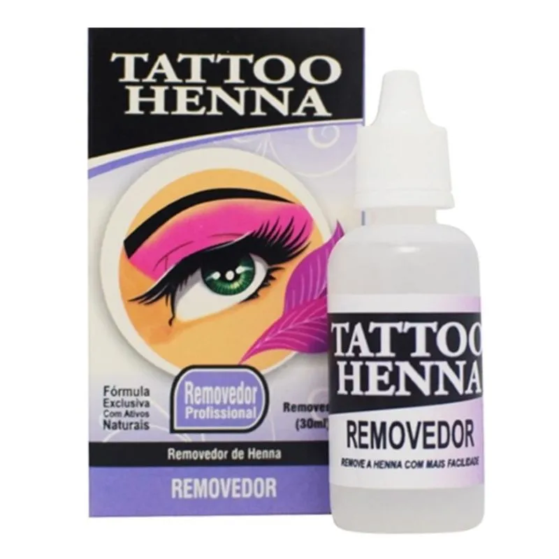 Removedor de Henna Profissional Tattoo Henna 30ml