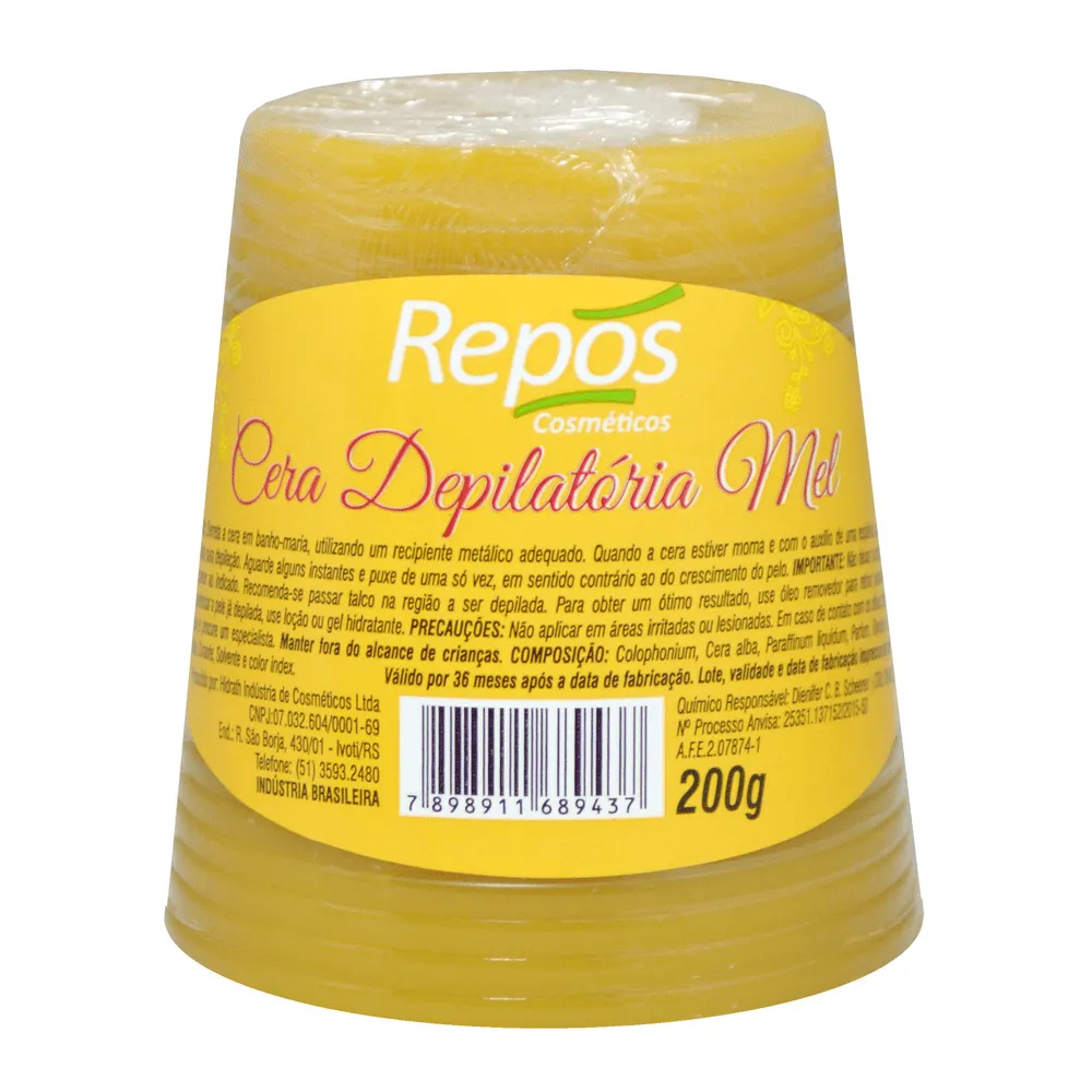 Repos Cera Depilatoria Mel 200g | Linda Cosméticos