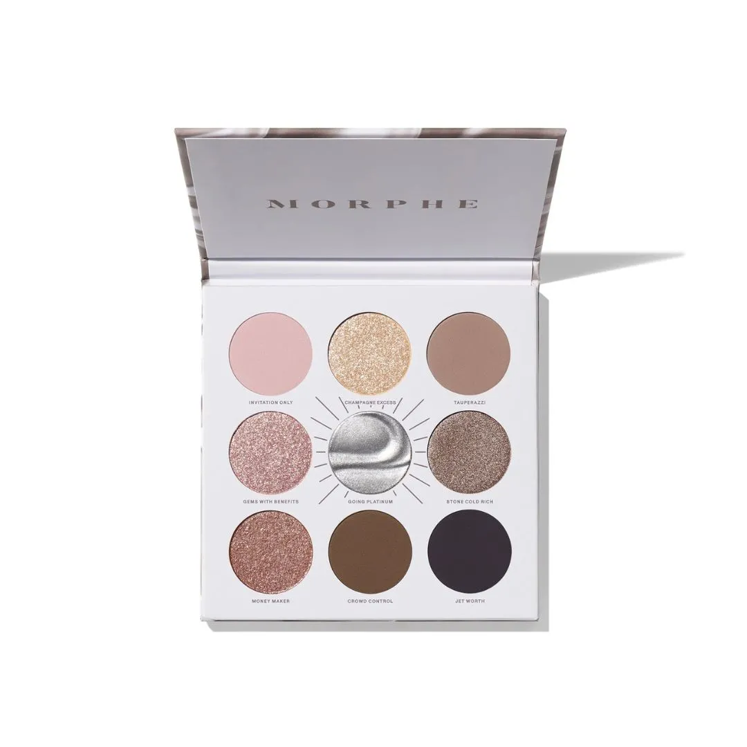 Rich & Foiled Artistry Going Platinum Palette Morphe