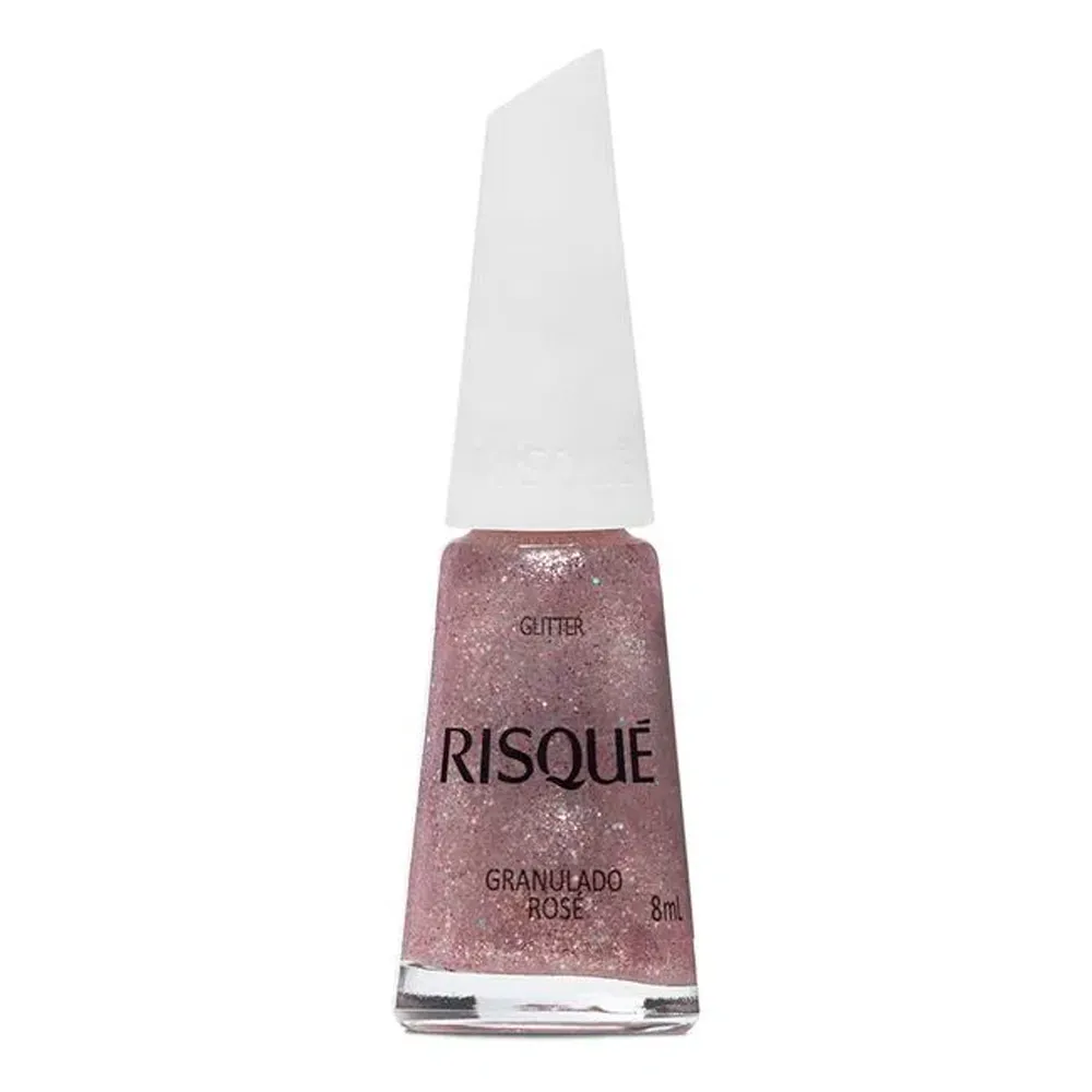 RISQUE ESMALTE GRANULADO ROSE 8ML