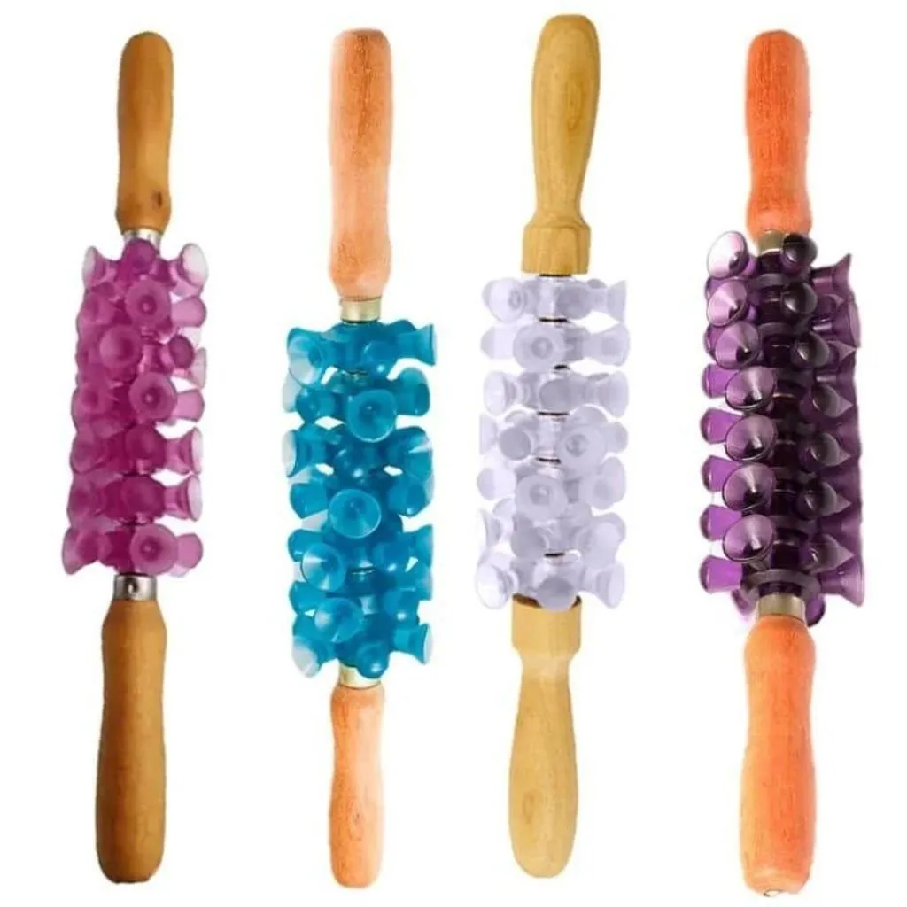 Rolo com Ventosa para Massagem Turbinada