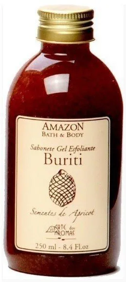 Sabonete Gel Esfoliante de Buriti - Arte dos Aromas - Frasco com 250ml