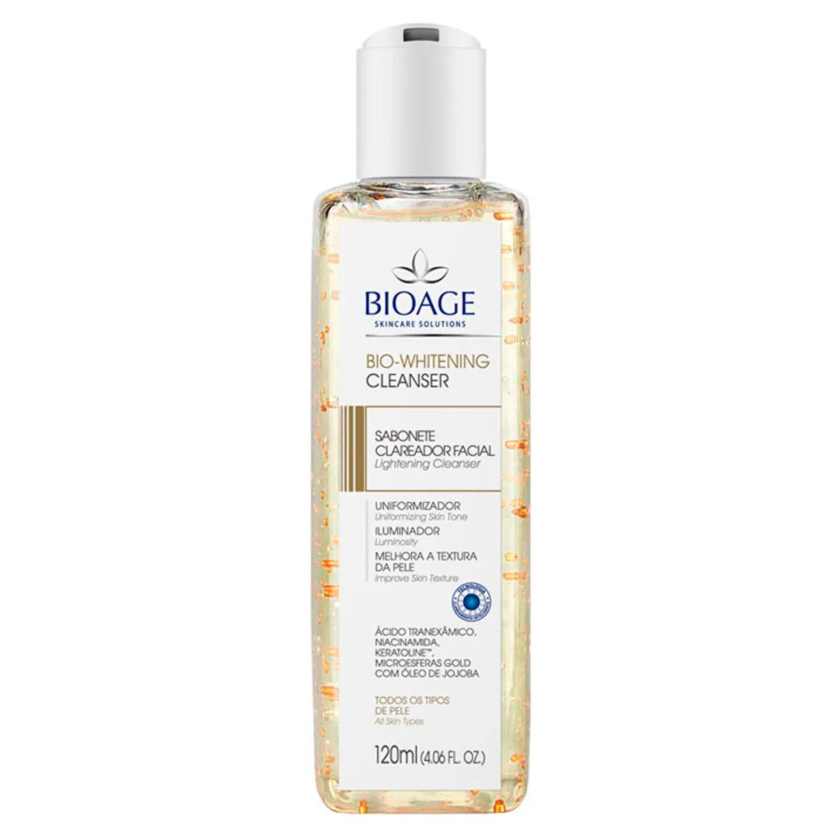 Sabonete Clareador Facial Bio-Whitening Cleanser Bioage 120ml