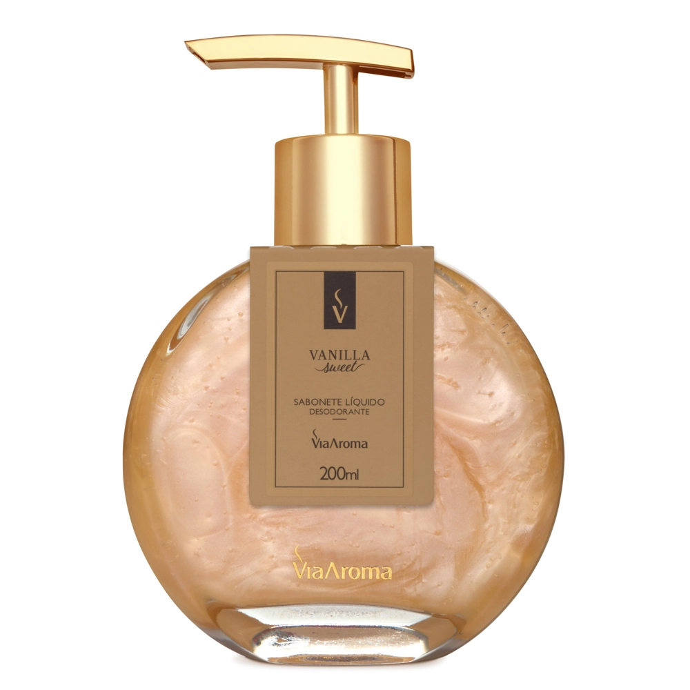 Sabonete Líquido Desodorante Vanilla Via Aroma - 200ml