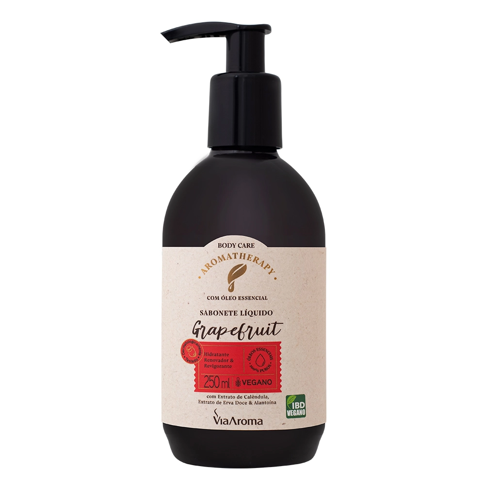 Sabonete Líquido Grapefruit Aromatherapy Via Aroma – 250ml