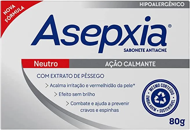 Sabonete Antiacne Asepxia 80g Neutro