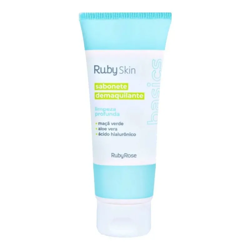 Sabonete Demaquilante Ruby Skin 120ml Rubyrose