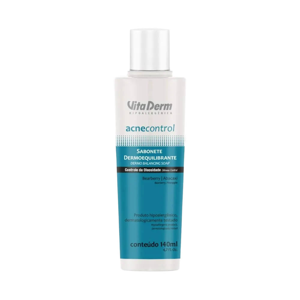 Sabonete Dermoequilibrante Acne Control Vita Derm 140ml