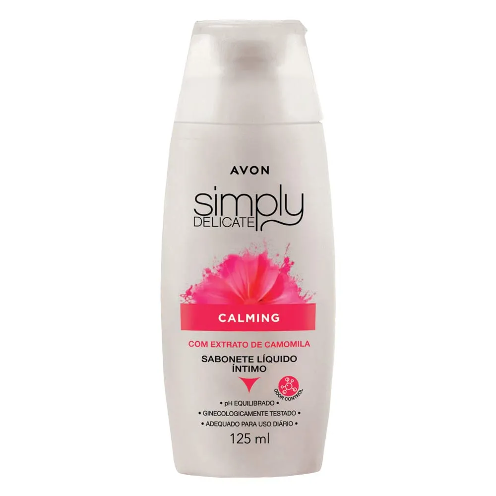 Sabonete Líquido Íntimo Simply Delicate Calming 100ml - Avon
