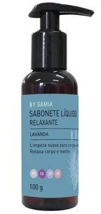 Sabonete Liquido Relaxante (Lavanda) - By Samia - Frasco com 100g