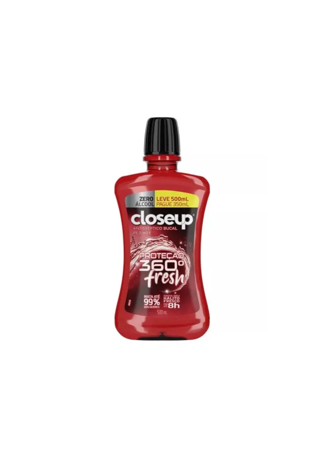 Antisséptico Bucal Red Hot Leve 500ml Pague 350ml - Close Up