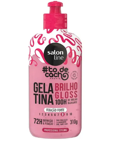 SALON LINE GELATINA 72H 310G BRIHLO GLOSS