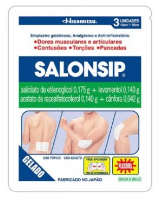 Salonsip Emplastro Com 3 Unidades