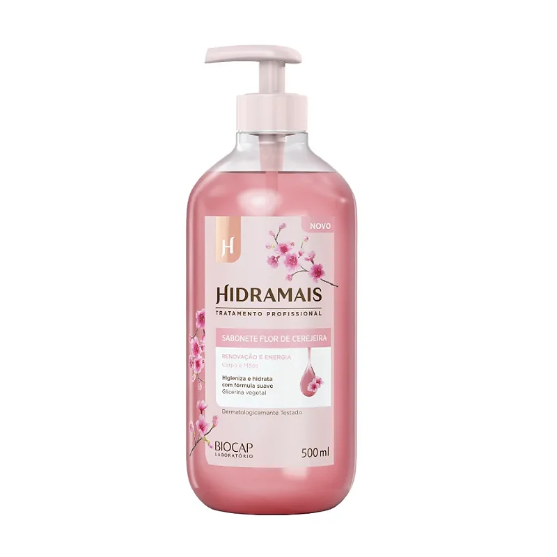 Sabonete Liquido Flor de Cerejeira 500ML Hidramais