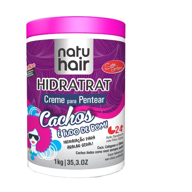 CREME PARA PENTEAR CACHOS É TUDO DE BOM NATUHAIR 1KG