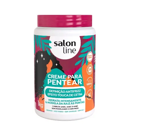 CREME PARA PENTEAR SALON LINE DEFINIÇÃO ANTIFRIZZ 1KG