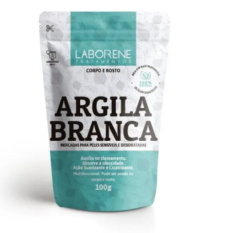 ARGILA BRANCA LABORENE 100G SACHE