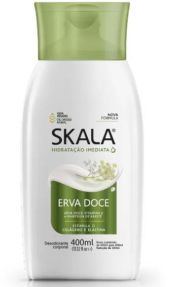 LOCAO HIDRATANTE SKALA ERVA DOCE 400ML