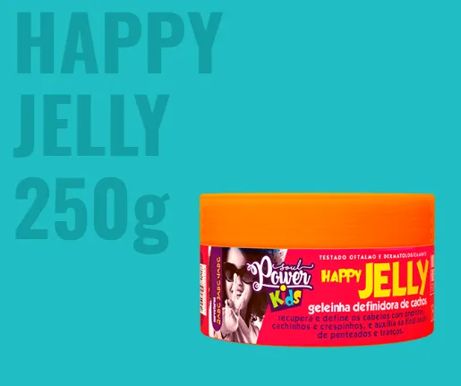 GELEINHA SOUL POWER KIDS HAPPY JELLY 250G