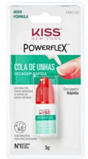 COLA PARA UNHA POSTICA KISS SECAGEM RAPIDA FBK135