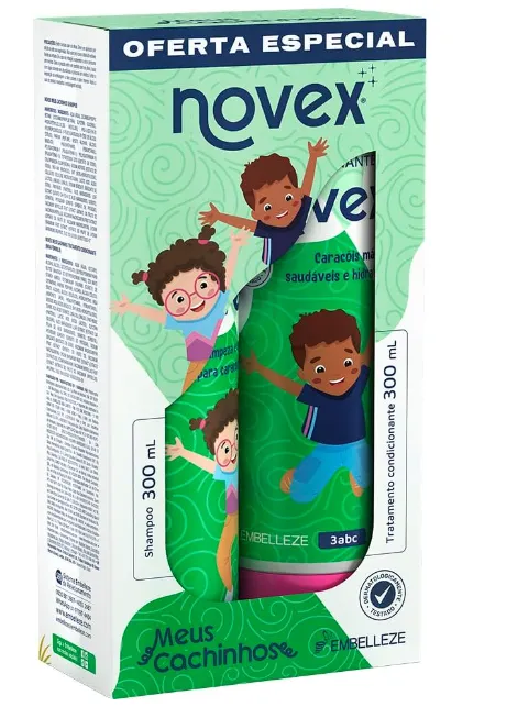 KIT NOVEX REVITAY SHAMPOO E CONDICIONADOR MEUS CACHINHOS