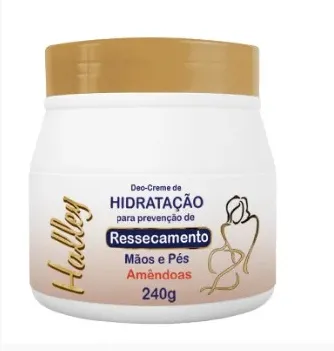 CREME PARA RACHADURAS HALLEY AMENDOAS 240G