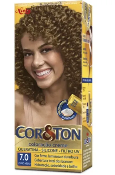 TINTA COR E TON 7.0 LOURO MEDIO